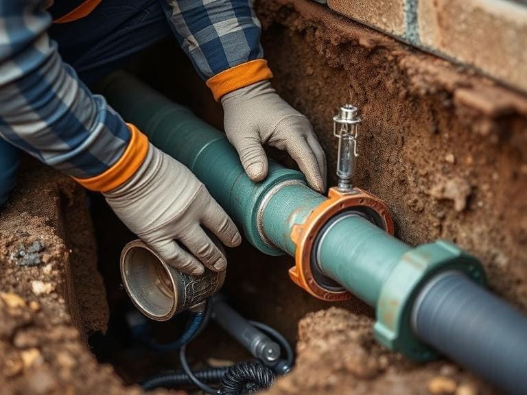 Sewer line repair
