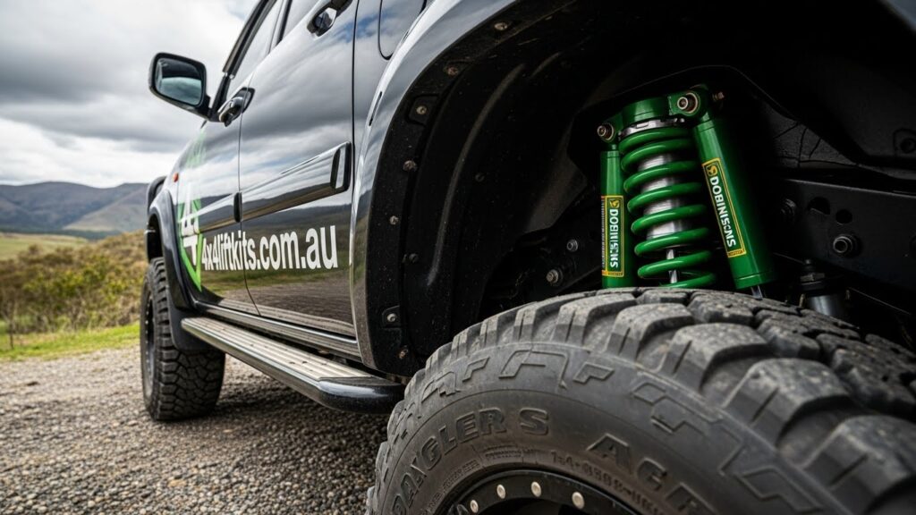 Vehicle fitted with Dobinsons shock absorbers for a smooth and stable driving experience