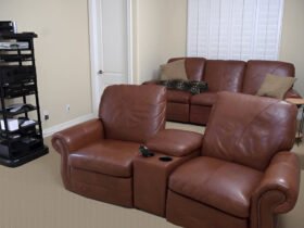 3 seat recliner home theater