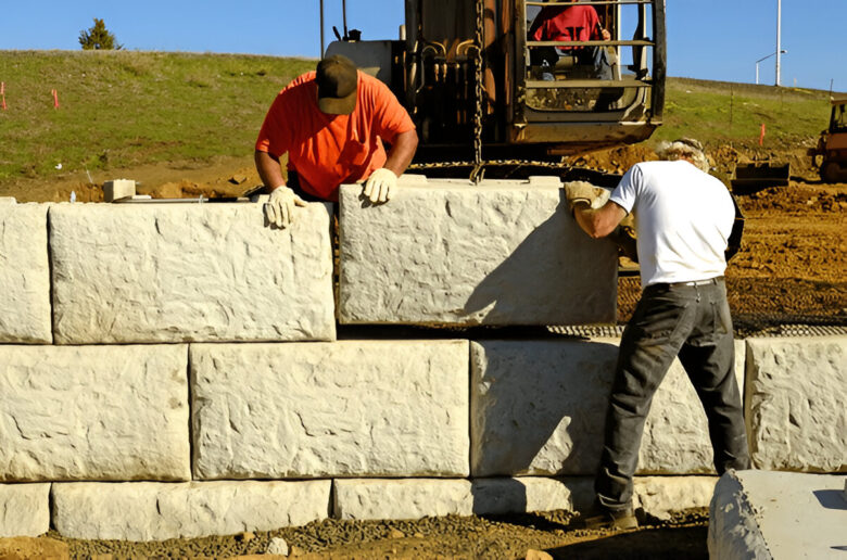 retaining walls malvern