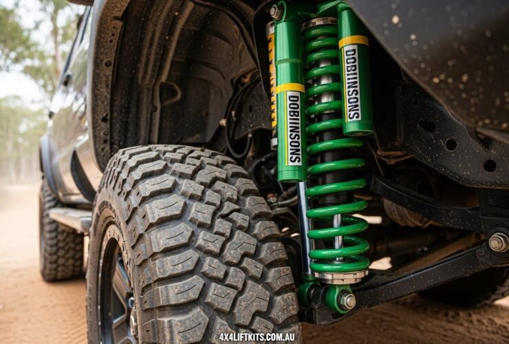 Vehicle fitted with Dobinsons shock absorbers for a smooth and stable driving experience