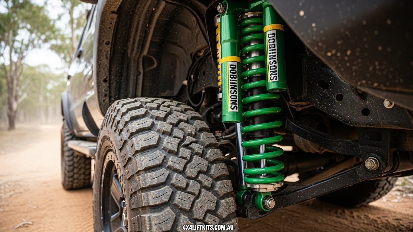 Vehicle fitted with Dobinsons shock absorbers for a smooth and stable driving experience