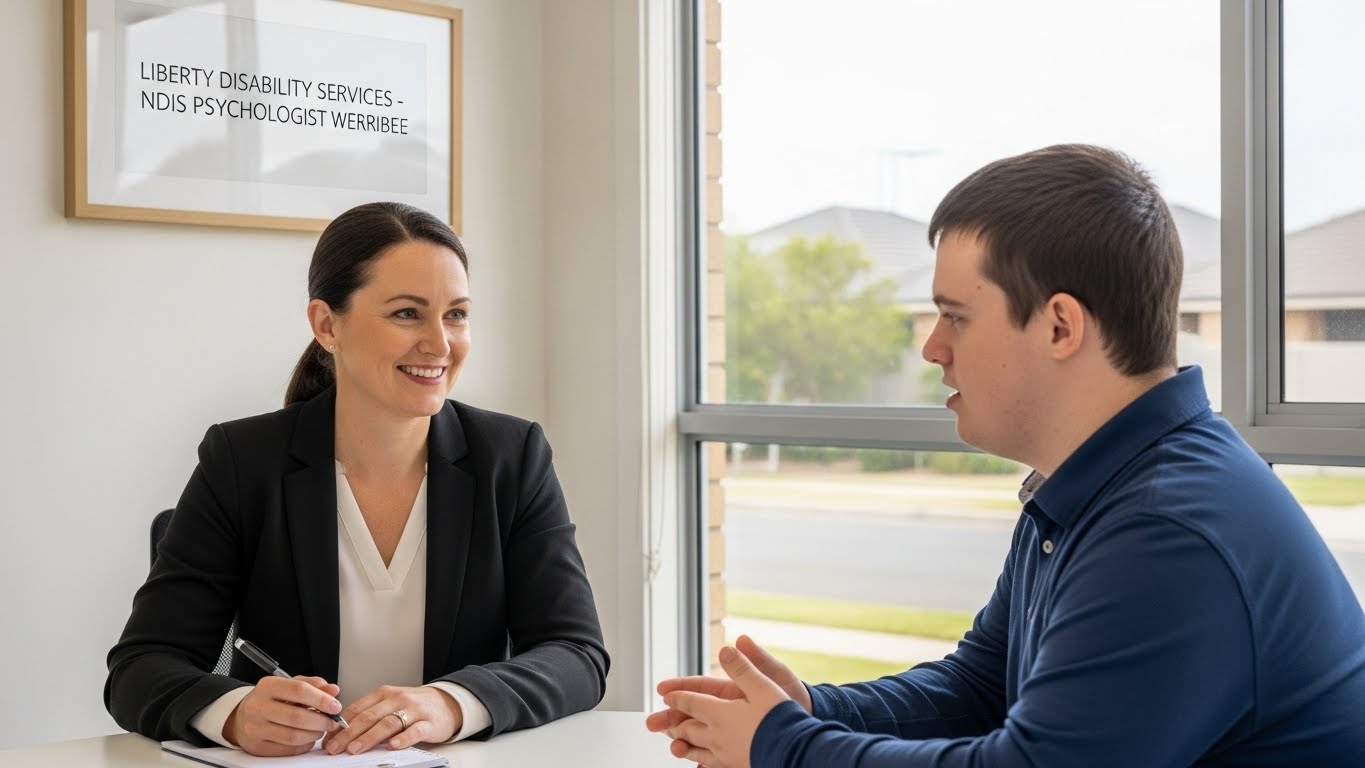 NDIS registered psychologist providing mental health support in Werribee clinic setting