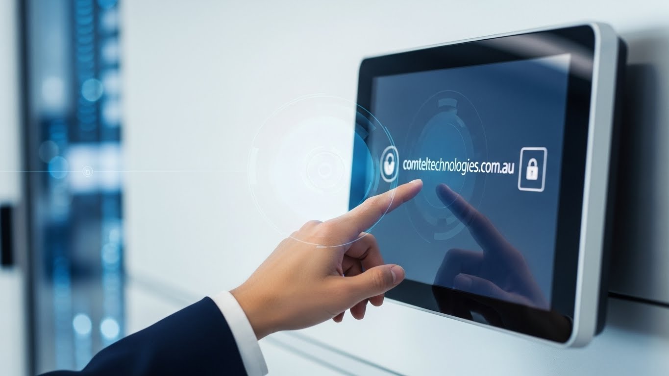 Nurse call system installed in a hospital patient room