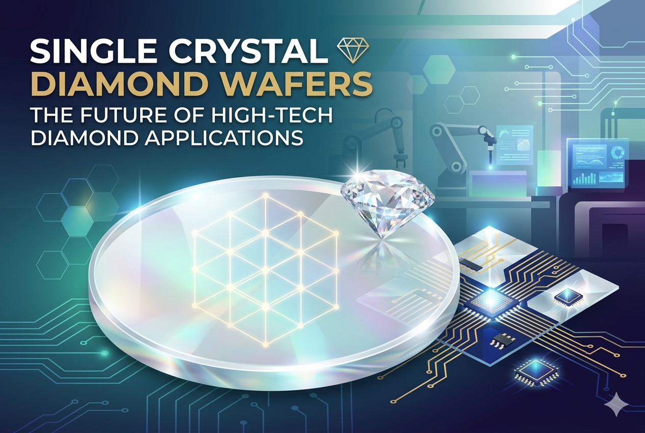 single crystal diamond wafer single crystal diamond wafer