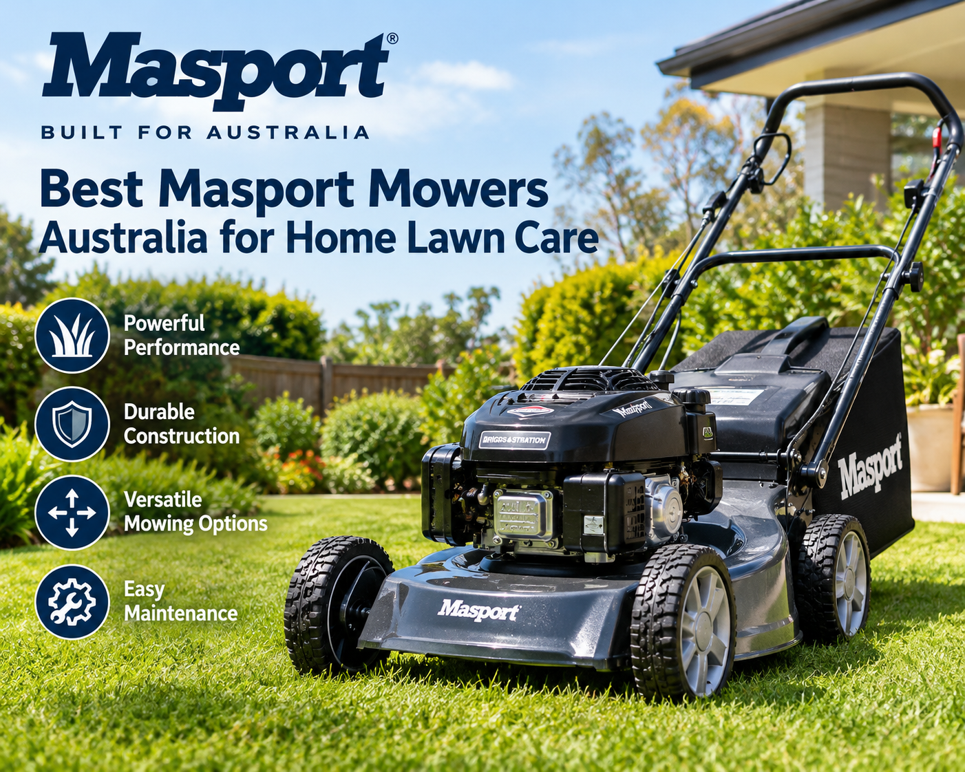 masport mowers australia